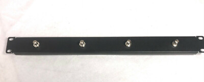 4 BNC Front Rack Mount Antenna Panel fits Shure Wireless Systems           FMP4