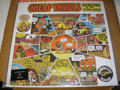 Big Brother & The Holding Company - Cheap Thrills double LP new sealed MFSL #ed