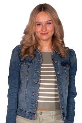 EX-Store Damen-Denimjacke hellblau