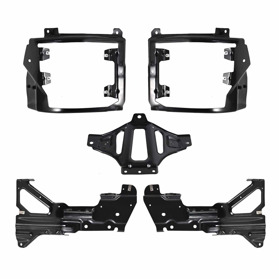 For 2016-2018 Chevrolet Silverado 1500 Front Bumper Support & Mount Bracket Set - Image 3 of 4