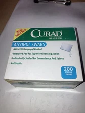 Curad alcohol swabs 200 count