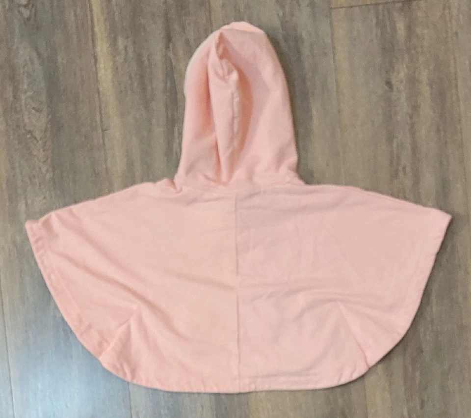 Jillian's Armario Bebé Niñas Rosa Poncho Capa Capa Talla 24 Meses Foto 4 de 4