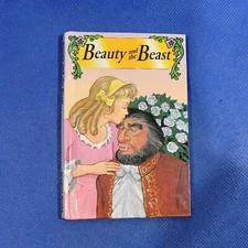 Vintage Beauty & The Beast Mini Bedtime Book Stocking Stuffer 1995