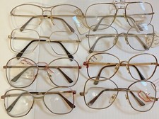 LOT of 8 vintage metal glasses frames Linea Ottica, Italy