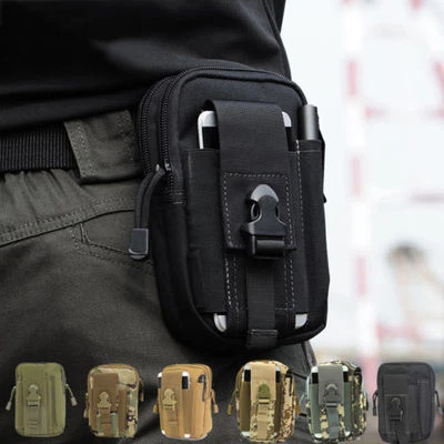 Tactical Waist Fanny Pack Belt Bag EDC Camping Hiking Pouch Wallet Phone