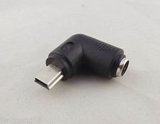 DC 5.5 x 2.1mm Female To Mini USB B 5 Pin Male Right Angle Power Supply Adapter