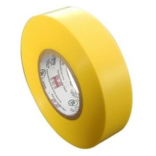 Vinyl Plastic Electrical Tape - Yellow - 7MIL X 3/4" X 60' - Cello MORRIS-60030