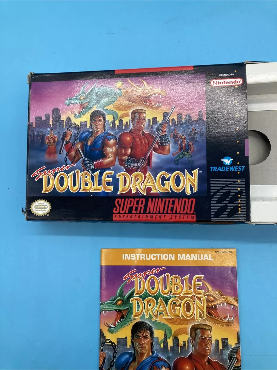 Super Nintendo Super Double Dragon Game Box Only