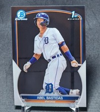 Abel Bastidas 1st Chrome Prospects Rookie Card RC 2023 Bowman #BCP-113 Tigers