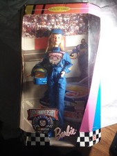 Vintage 1998 NASCAR 50th Anniversary Barbie Doll Collector Edition MINT in Box