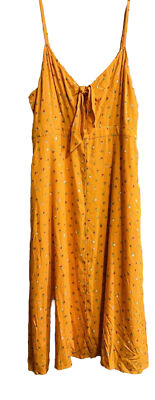 BP Nordstrom Women's Yellow Floral Dress Size Large - Main Image