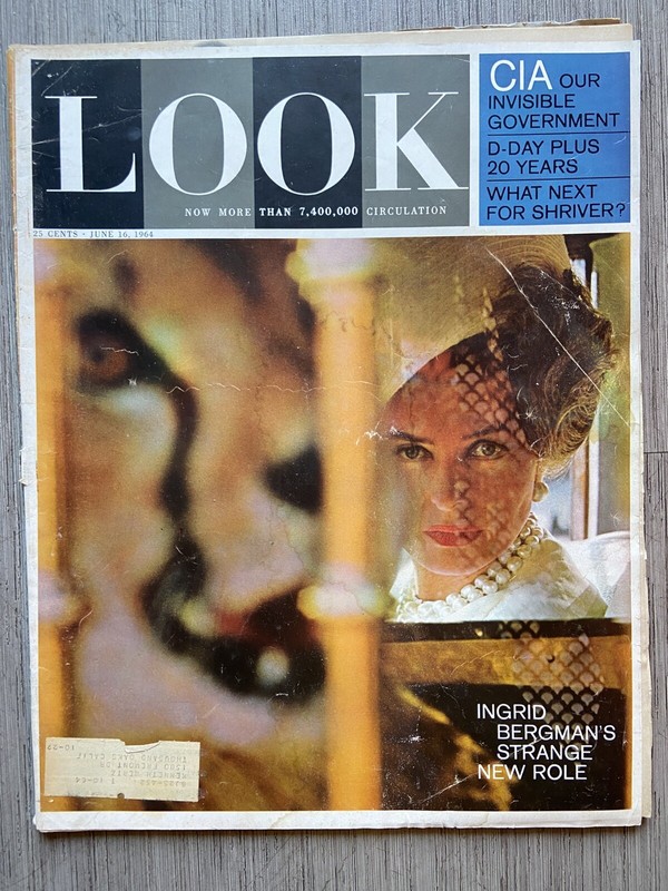 Look Magazine June 16 1964: CIA D-day Chicago Cubs Peace Corps Sandy Dennis