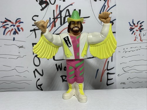 WWF MACHO MAN RANDY SAVAGE Hasbro Wrestling Figure...
