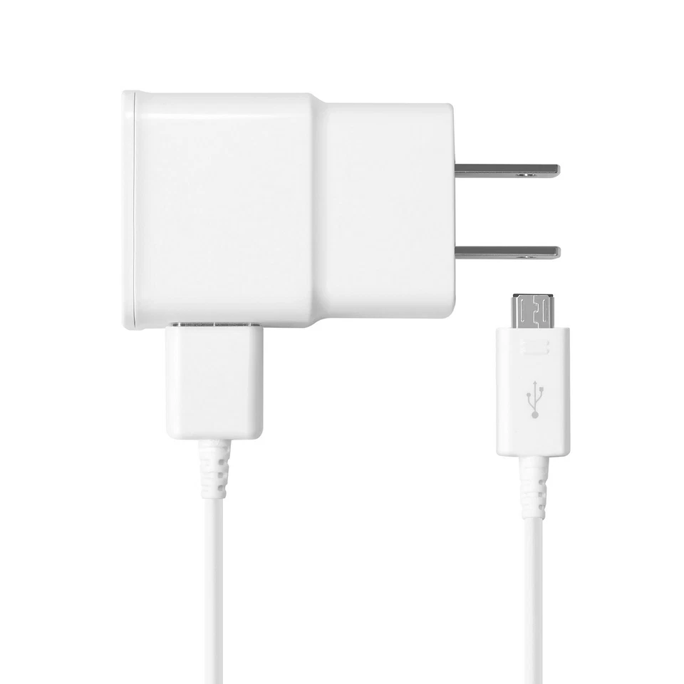 Adaptador de carga de pared original Samsung Galaxy S5 S4 Note 5 2AMP y cable micro USB Foto 4 de 4