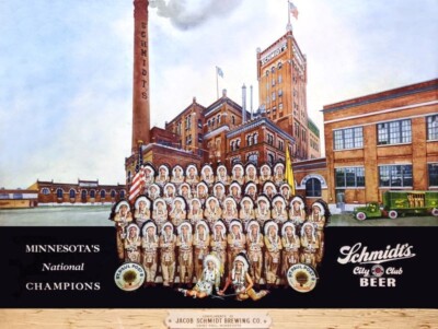 Schmidt's City Club Beer -Brewery Pictured NEW METAL SIGN: 9x12 Ships Free