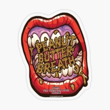 peanut butter breath strain Laptop sticker  weed skateboard mylar car truck 420