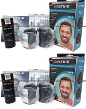 2xNew Boxes SureThik Men's Hair Thickening Keratin Fibers Starter Kit 30g AUBURN