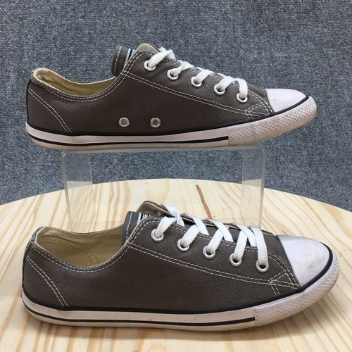 Converse Shoes Womens 7 Chuck Taylor All-Star Dainty Ox Sneakers Beige 532353F