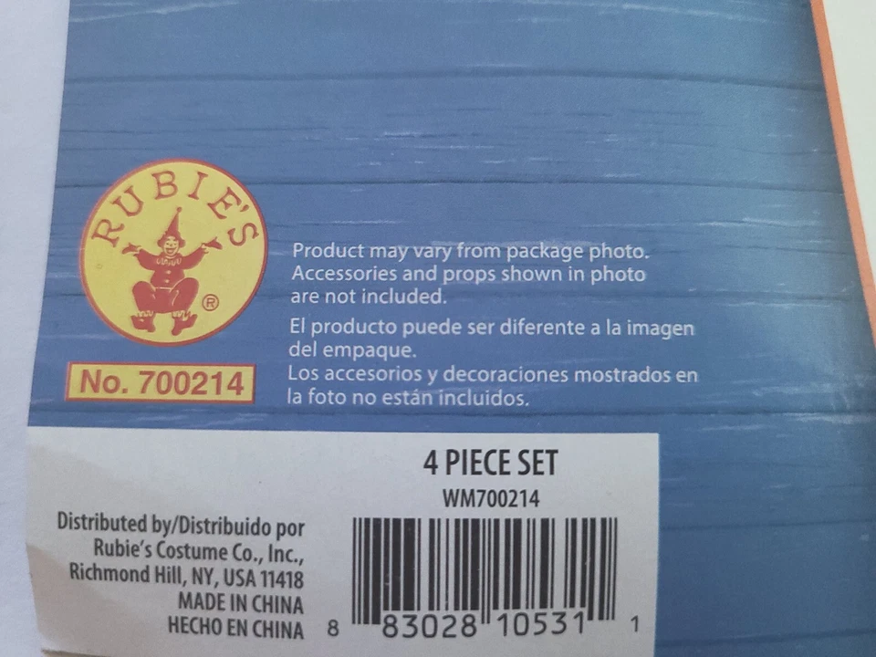 Juego de disfraces de pirata de 4 piezas Rubie's Costume Co. Mujer S (4-6) Foto 3 de 4