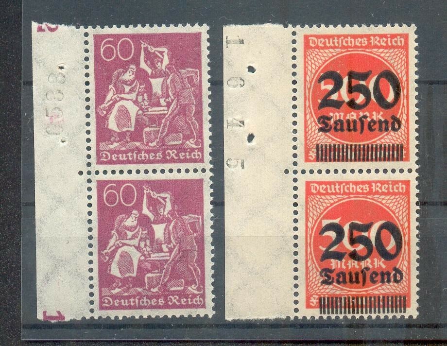 Dr-Infla Stamp Counter 184+296** MNH Mint Never Hinged (70016)
