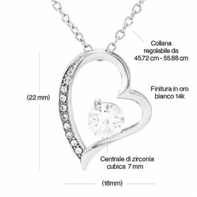 Bramart Regalo Figlia Collana figlia Idea Regalo per lei Compleanno Natale Figlie in Acciaio Inox Lucidato di Altissima Qualità, Idee Regali speciali - Cofanetto con DEDICA incluso (Figlia Bramart Regalo Figlia Collana figlia Idea Regalo per lei Compleanno Natale Figlie in Acciaio Inox Lucidato di Altissima Qualità, Idee Regali speciali - Cofanetto con DEDICA incluso (Figlia