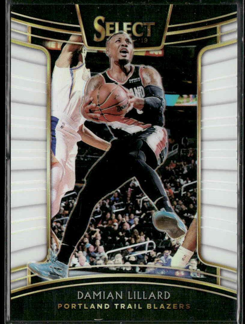 2018-19 Panini Select #43 Damian Lillard White Prizms #/149