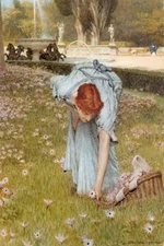 Flora Sir Lawrence Alma-Tadema Poster Print