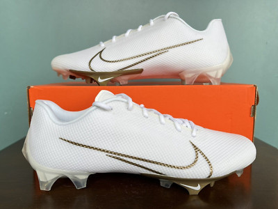 Nike Vapor Edge Speed 360 White/Gold Football Shoes Men's Size 14 CD0082-111