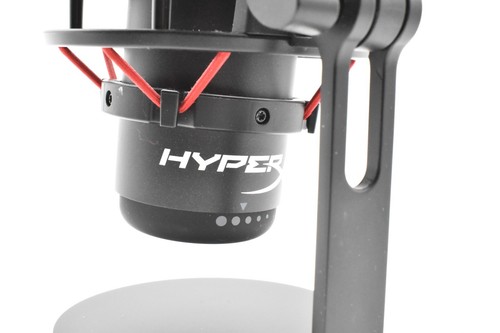 HyperX HX MICQC BK QuadCast USB Desktop Mikrofon rote Beleuchtung Gaming Micro - 第 10/10 張圖片