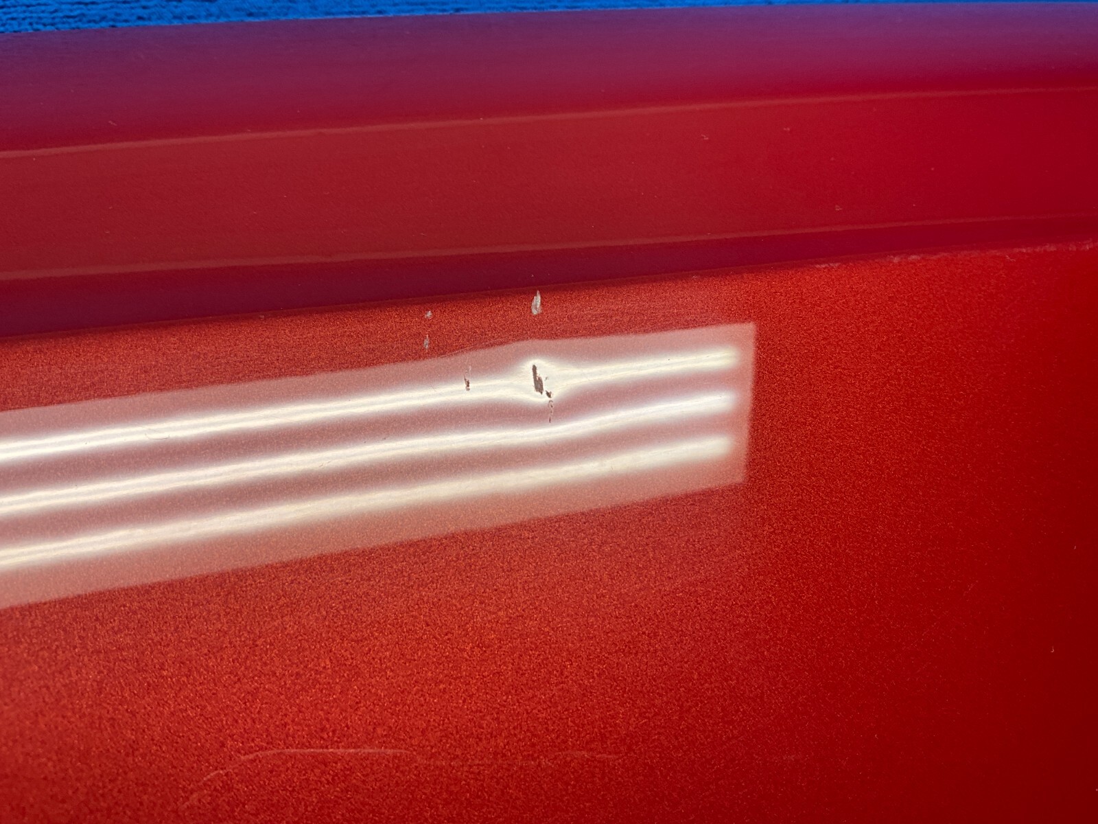 2003 - 2009 BENTLEY CONTINENTAL GTC FRONT LEFT DRIVER SIDE DOOR SHELL RED OEM