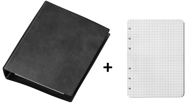 Veloflex Ringbuch A6 Taschenringbuch Ledernarbung  137,5x168x20 mm inkl. Einlage