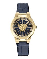 Versace Womens  IP Yellow Gold 38mm Strap Fashion Watch