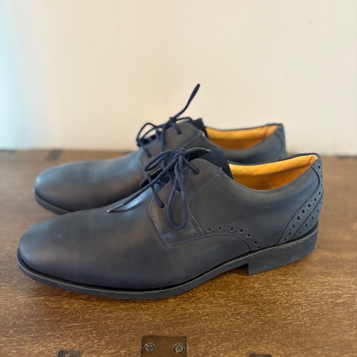 Sandro Moscoloni‎ Mens Black Leather Wingtip Brogue Oxford Shoes Size 11D Sandro Moscoloni Mens Black Leather Wingtip Brogue Oxford  main image 3