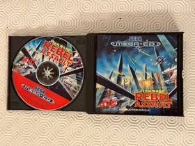 Star Wars Rebel Assault SEGA MEGA CD - Complete PAL + Demo Disc - Excellent