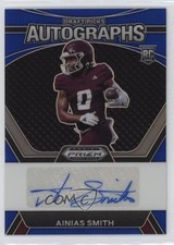 2024 Panini Prizm Draft Picks Blue 122/149 Ainias Smith #DPA-ASH Auto 0l2