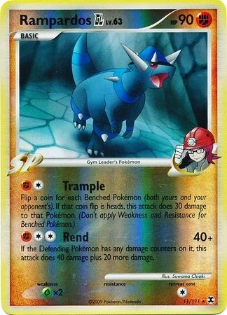 Rampardos GL - 11/111 - Pokemon Rising Rivals Reverse Holo Rare NM