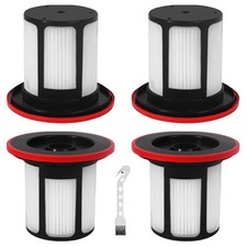 4 St&uuml;ck Filter Zubeh&ouml;r f&uuml;r Bosch Unlimited Serie 6 BCS612GB ProHome rot