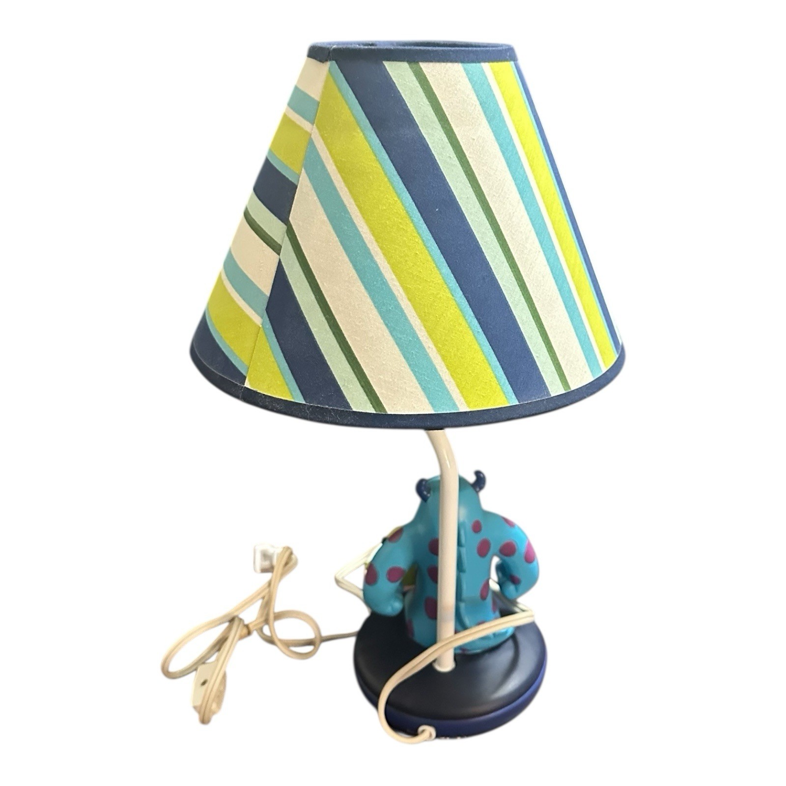 Disney Baby Monsters Inc Mike And Sully Table Lamp & Matching Shade (Works) Y2k