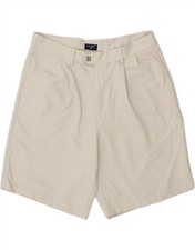 DOCKERS Mens Chino Shorts W34 Large Grey Polyester AM04