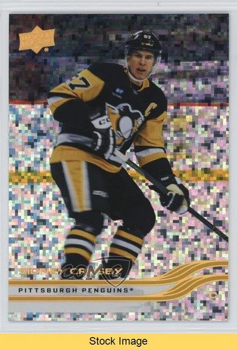 2025-26 Upper Deck Series 2 Speckled Rainbow Foil Sidney Crosby #386 READ f1h