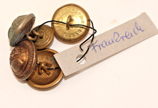 LK9485: Frankreich Uniformknöpfe 5 Stk.