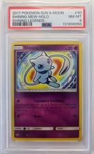 Shining Mew Holo PSA 8 Pokémon Sun And Moon Shining Legends 40/73