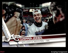2017 Topps Update Photo Variation #US248 Chipper Jones SP BRAVES HOF