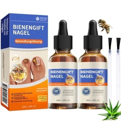 Furzero Bienengift Nagelserum - Nagelaufbau & Wachstum Serum - 2er Set