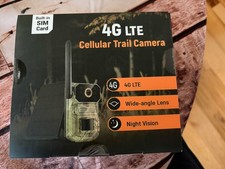 4G LTE Cellular Trail Camera Solar Powered built In Sim Card Two Way Talk