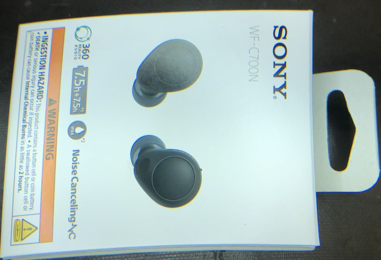 New Sony WF-C700N earbuds with charging case & USb cable.