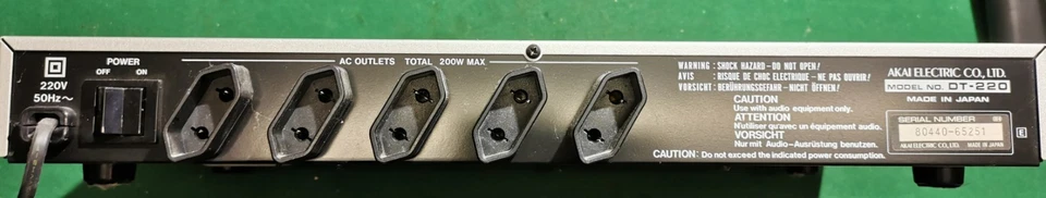 AKAI Audio Timer Modell DT 220 - Bild 2 von 2