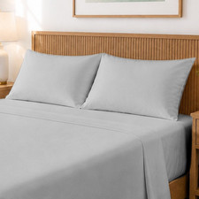 High Thread Count 2000 Cotton Blend Soft Deep Pocket 4-Piece Cooling Sheet Set