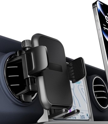 Round Vent Car Phone Holder for Jeep Wrangler JL 2018 2025 Gradiator 2020 2024