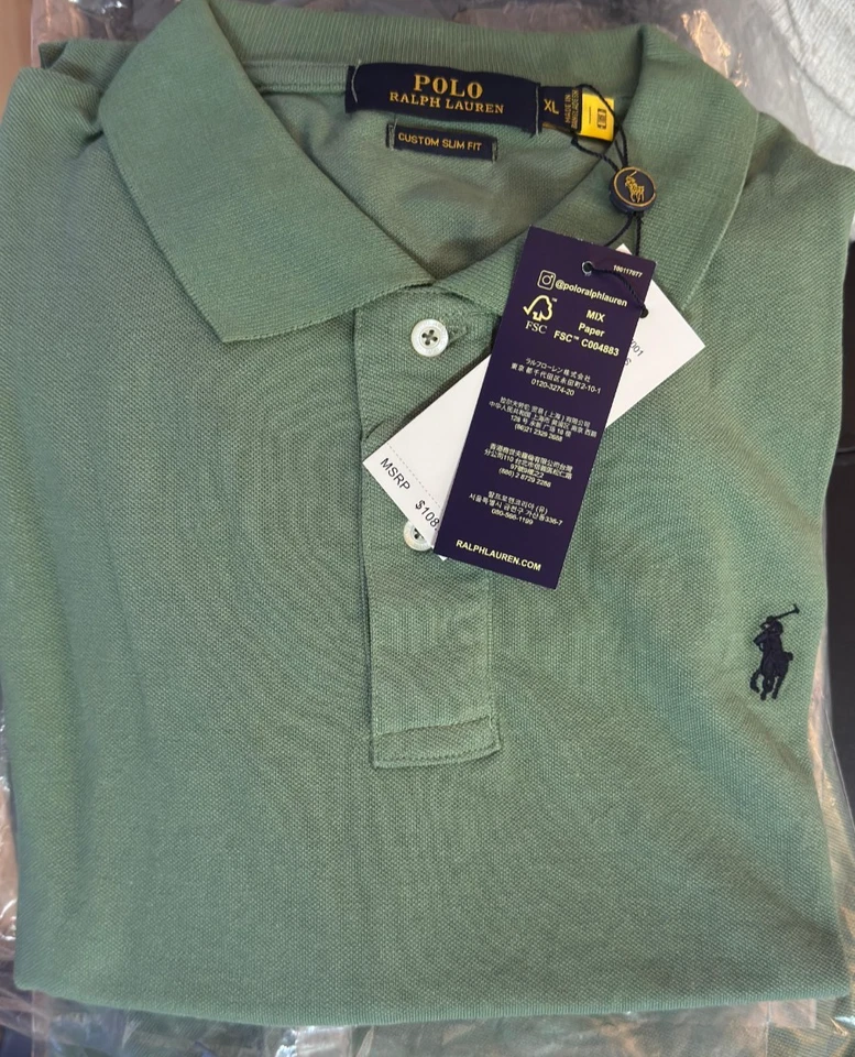 Ralph Lauren Men Custom Slim Fit Polo Shirts AUS Seller - image 2 of 4